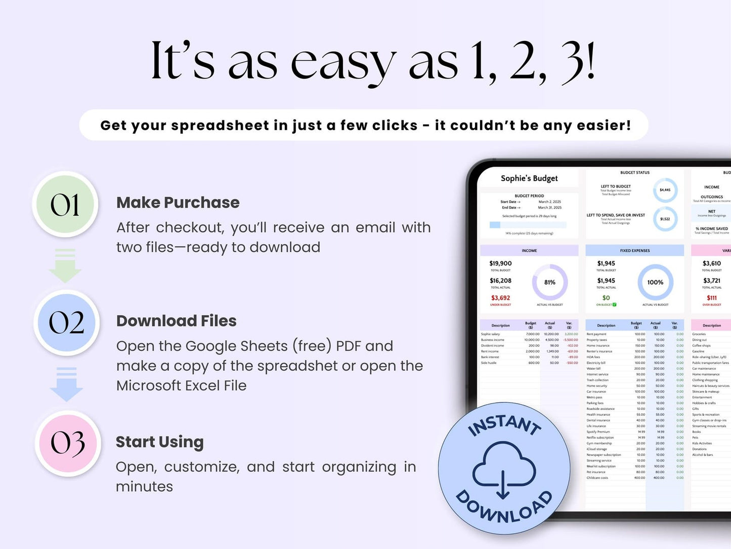 Easy Budget Tracker (Finance)