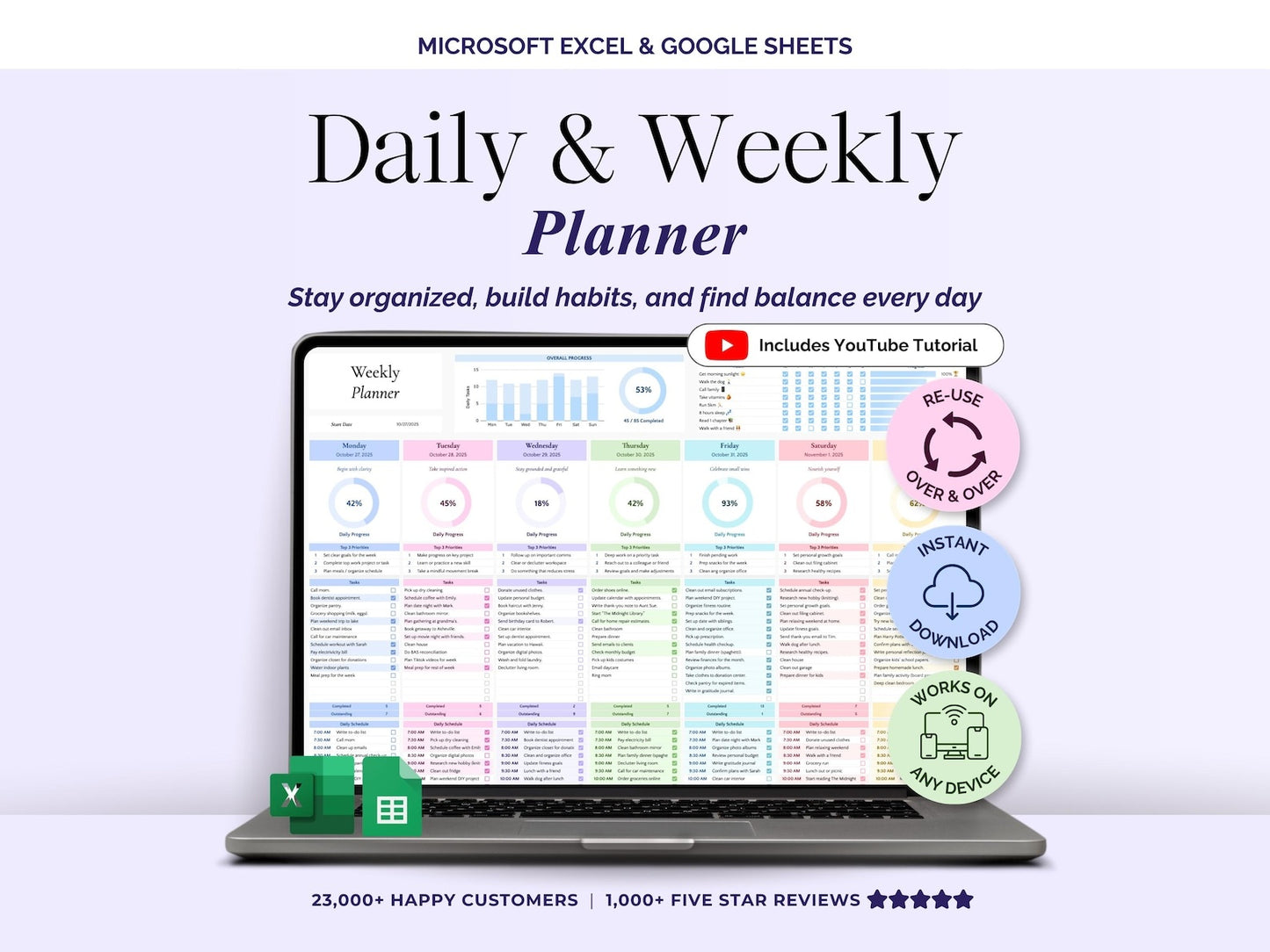 Daily & Weekly Planner (Productivity)