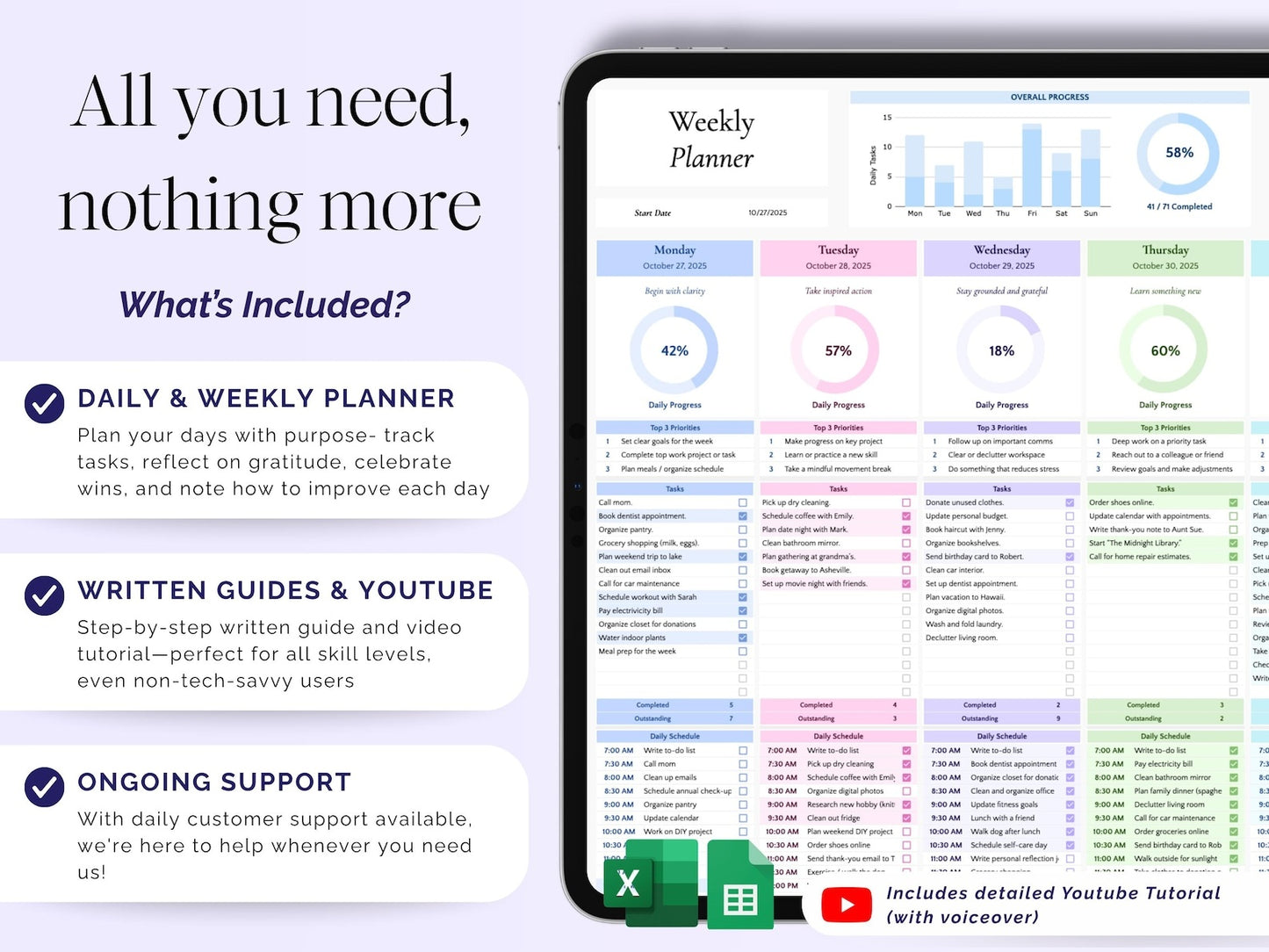 Daily & Weekly Planner (Productivity)