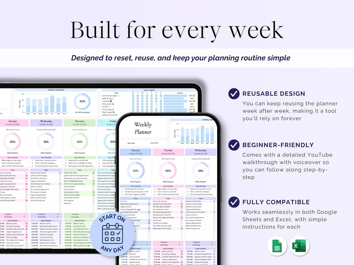 Daily & Weekly Planner (Productivity)